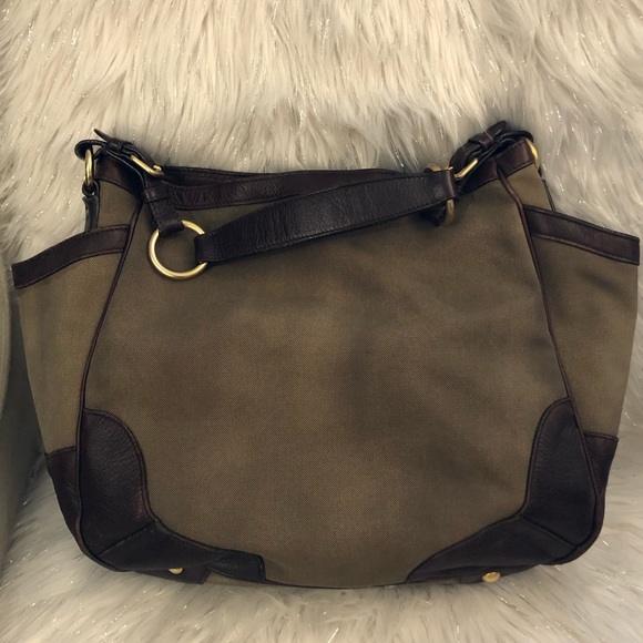 💯% AUTHENTIC PRADA Canapa Jacquard Logo Hobo - Picture 2 of 8